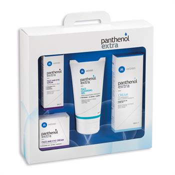 Panthenol Extra Face and Eye Cream 50ml & Face and Eye Serum 30ml & Face Cleansing Gel 150ml & Cream Urea 5% 100ml