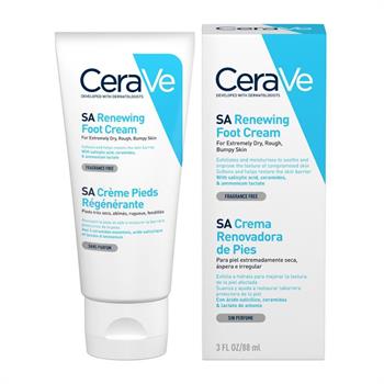 CeraVe SA Renewing Foot Cream for Extremely Dry, Rough and Bumpy Skin 88ml
