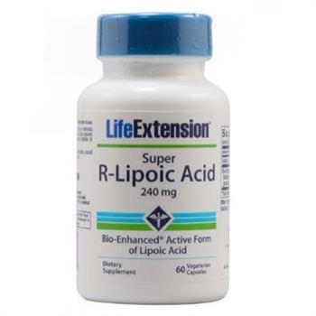 Life Extension Super R Lipoic Acid 240mg 60 vegicaps