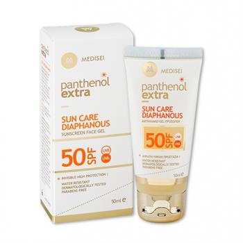 Panthenol Extra Sun Care Diaphanous Face Gel SPF50 50ml
