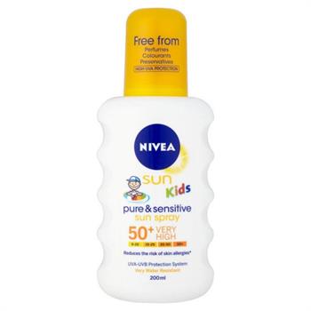 Nivea Kids Protect & Sensitive Sun Lotion SPF50+ 200ml