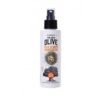 Korres Sunscreen Pure Greek Olive Face & Body SPF50 150ml