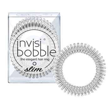 Invisibobble Hair Rings Slim Chrome Sweet Chrome 3τμχ