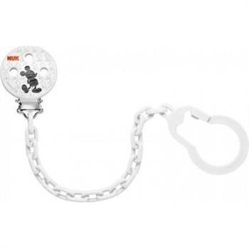Nuk Αλυσίδα πιπίλας λευκή Disney Mickey 10.256.312