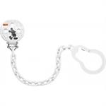Nuk Αλυσίδα πιπίλας λευκή Disney Mickey 10.256.312
