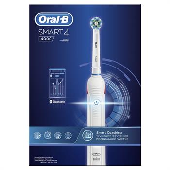 Oral-B Smart 4 4000 Cross Action Επαναφορτιζόμενη Ηλεκτρική Οδοντόβουρτσα