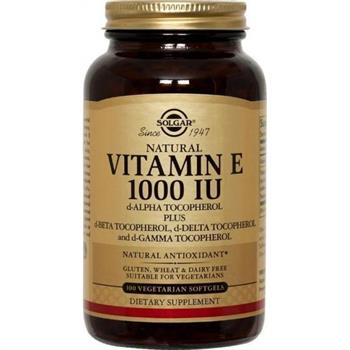 Solgar Vitamin E 1000IU 100softgels