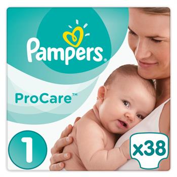 Pampers Procare Premium Protection Μέγεθος 1 2-5kg 38 Πάνες