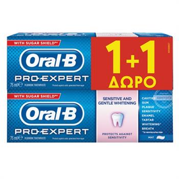 Oral-B Pro Expert Sensitive & Whitening 2X75ml
