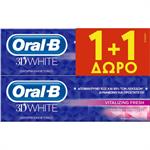 Oral-B 3D White Vitalize 2X75ml