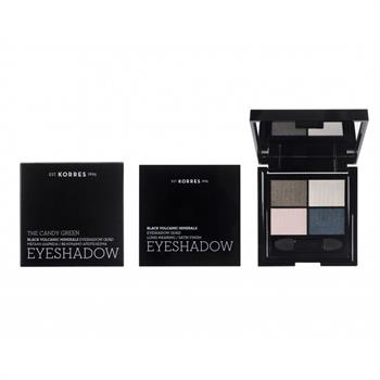 Korres Black Volcanic Minerals Eyeshadow Quad Candy Green 5gr