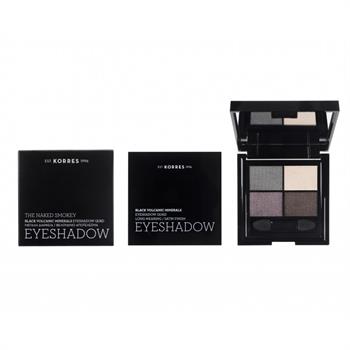 Korres Black Volcanic Minerals Eyeshadow Quad Naked Smokey 5gr