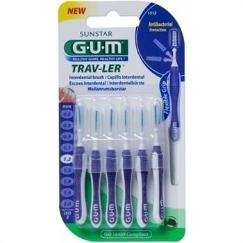 Gum Trav-Ler Extra Fine Cylindrical 1.2mm 6τμχ