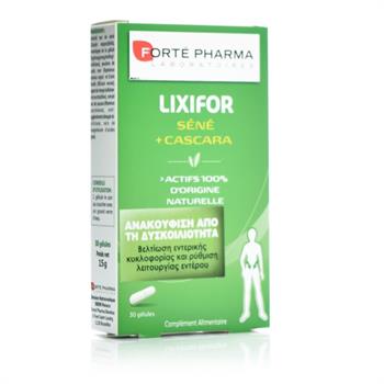 Forte Pharma Lixifor Sene + Cascara 30caps