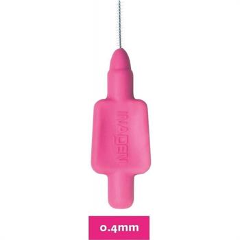 Inaden Interdental Brushes Μεσοδόντια Βουρτσάκια Φούξια 0.4mm 8τμχ