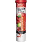 Lanes Vitamin C 1000mg με γεύση Cranberry 20 αναβράζουσες ταμπλέτες