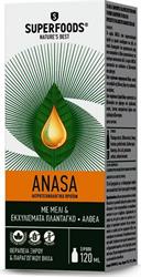 Superfoods ANASA Σιρόπι Ενηλίκων Για Τον Ξηρό - Παραγωγικό Βήχα Μέλι - Άλθαια 120ml