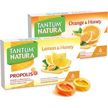 Angelini Tantum Natura Lemon and Honey 15 μαλακές καραμέλες