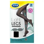 Scholl Light Legs Καλσόν Συμπίεσης 20Den Large Μαύρο