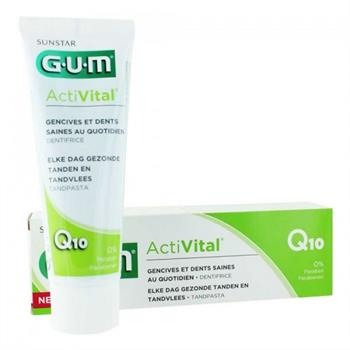 GUM 6050 Activital Q10 Toothpaste 75ml