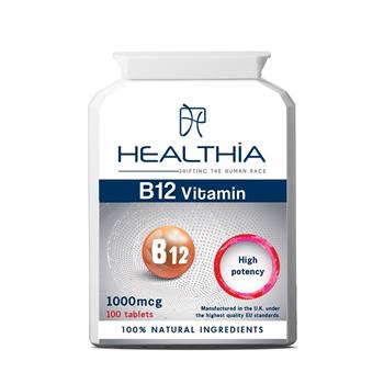 Healthia Vitamin B12 1000mcg 100tabs