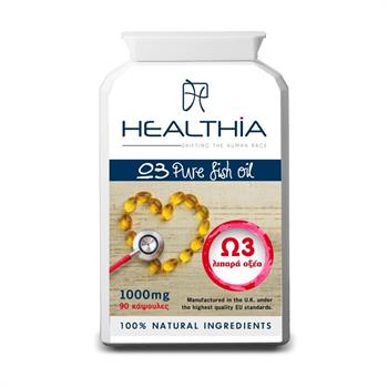 Healthia Ω3 pure Fish Oil 1000mg 90caps