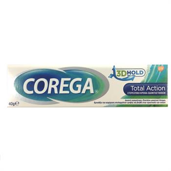 Corega 3D Hold Total Action Στερεωτική Κρέμα Οδοντοστοιχιών 40gr