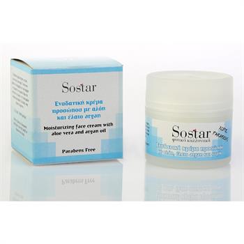 Sostar Ενυδατική Κρέμα Προσώπου με Έλαιο Argan 50ml