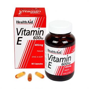 Health Aid Vitamin E 600iu Natural 60caps