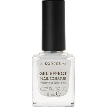 Korres Gel Effect Nail No 02 Porcelain White 11ml
