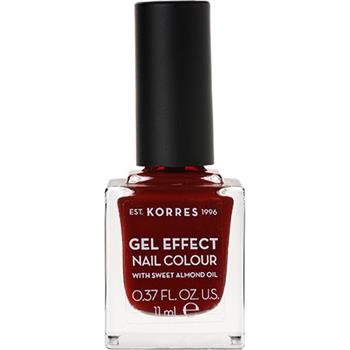 Korres Gel Effect Nail Colour No 59 Wine Red 11ml