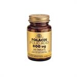 Solgar Folic Acid 800mcg 100tabs