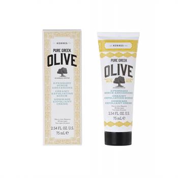 Korres Pure Greek Olive Κρεμώδες Scrub για Όλους τους Τύπους Δέρματος 75ml