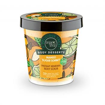 Natura Siberica Body Desserts Mango Sugar Sorbet Μάνγκο & Ζάχαρη Απολεπιστικό σώματος άμεσης ανανέωσης 450ml