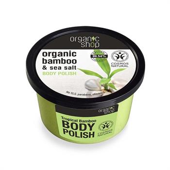 Natura Siberica Body polish Tropical Bamboo Scrub σώματος Μπαμπού & Θαλασσινό Αλάτι 250ml