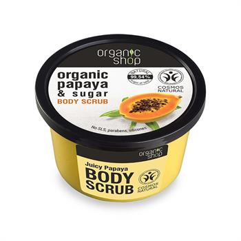 Natura Siberica Body scrub Juicy Papaya top Scrub σώματος Παπάγια και Ζάχαρη 250ml