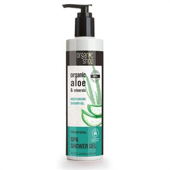 Natura Siberica Organic aloe & minerals Βιολογική Αλόη & Μεταλλικά στοιχεία ενυδατικό αφρόλουτρο 280ml