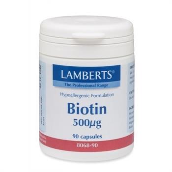 Lamberts Biotin 500mcg 90caps