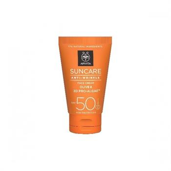 Apivita Suncare Anti-Wrinkle SPF50 με Ελιά & 3D Pro-Alage 50ml
