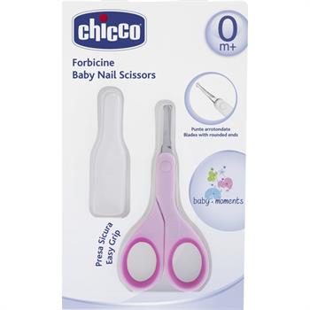 Chicco Ψαλιδάκι Ασφαλείας με Θήκη Ροζ 05912-10