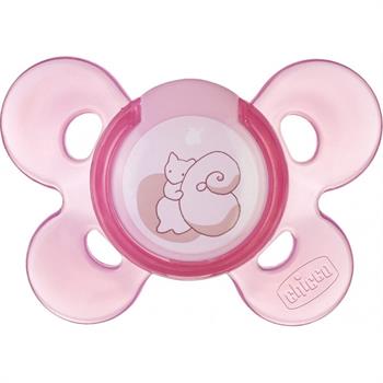 Chicco Physio Comfort Ροζ Σιλικόνη με Θήκη 0m+ 1τμχ 74911-11