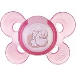 Chicco Physio Comfort Ροζ Σιλικόνη με Θήκη 0m+ 1τμχ 74911-11