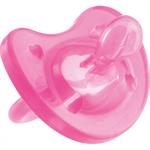 Chicco Πιπίλα Physio Soft Όλο Σιλικόνη Ροζ 4m+ 1τμχ 02712-11