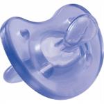 Chicco Πιπίλα Physio Soft Όλο Σιλικόνη Μωβ 12m+ 1τμχ 02713-31