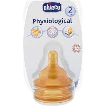 Chicco Θηλή Καουτσούκ Μέτρια Ροή 2m+ 2τμχ 20822-20