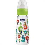 Chicco Simply Glass Πράσινο Γυάλινο Μπιμπερό με Θηλή Σιλικόνης 0+ 240ml 50721-31