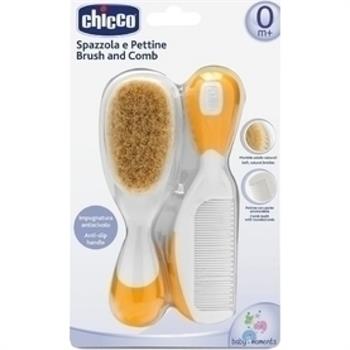 Chicco Set Βούρτσα Χτένα Safe Πορτοκαλί 06569-00