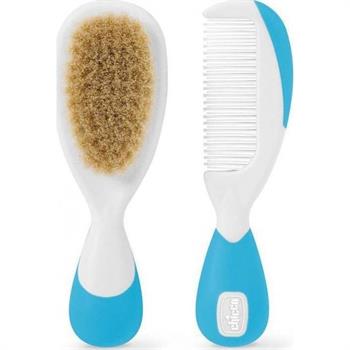 Chicco Set Βούρτσα Χτένα Safe Σιέλ 06569-20