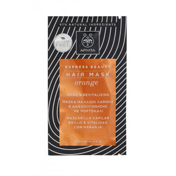 Apivita Express Beauty Hair Mask Orange Shine & Revitalizing 20ml
