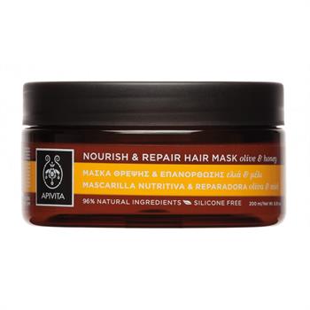Apivita Nourish & Repair Hair Mask Θρέψης & Επανόρθωσης με Ελιά & Μέλι για Ξηρά Μαλλιά 200ml